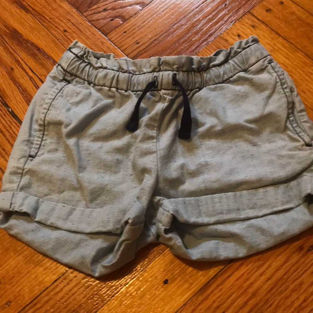 Hanna Andersson Light Blue Shorts With Drawstrings